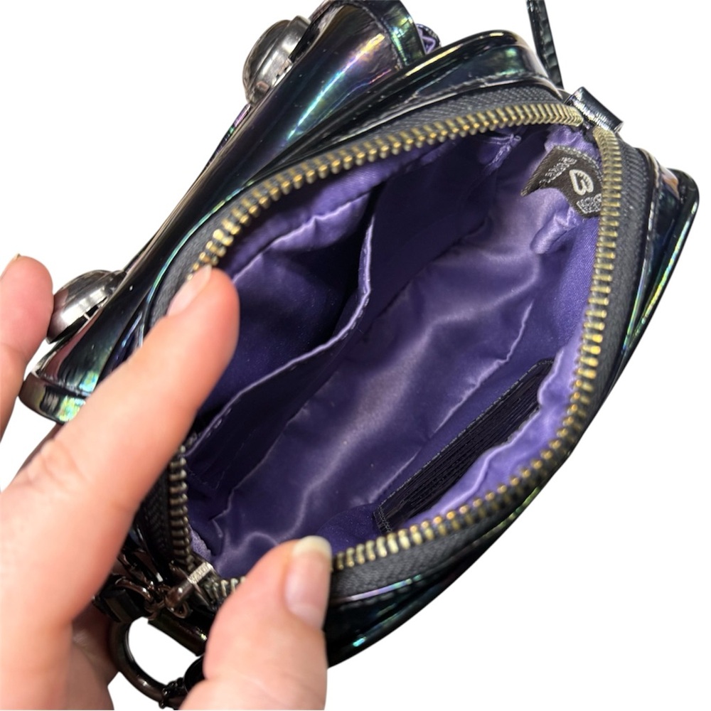 Rare Coach Poppy Oil Slick Boxy Bag in Black Patent Leather - Style No. 18925 - Picture 11 of 13
